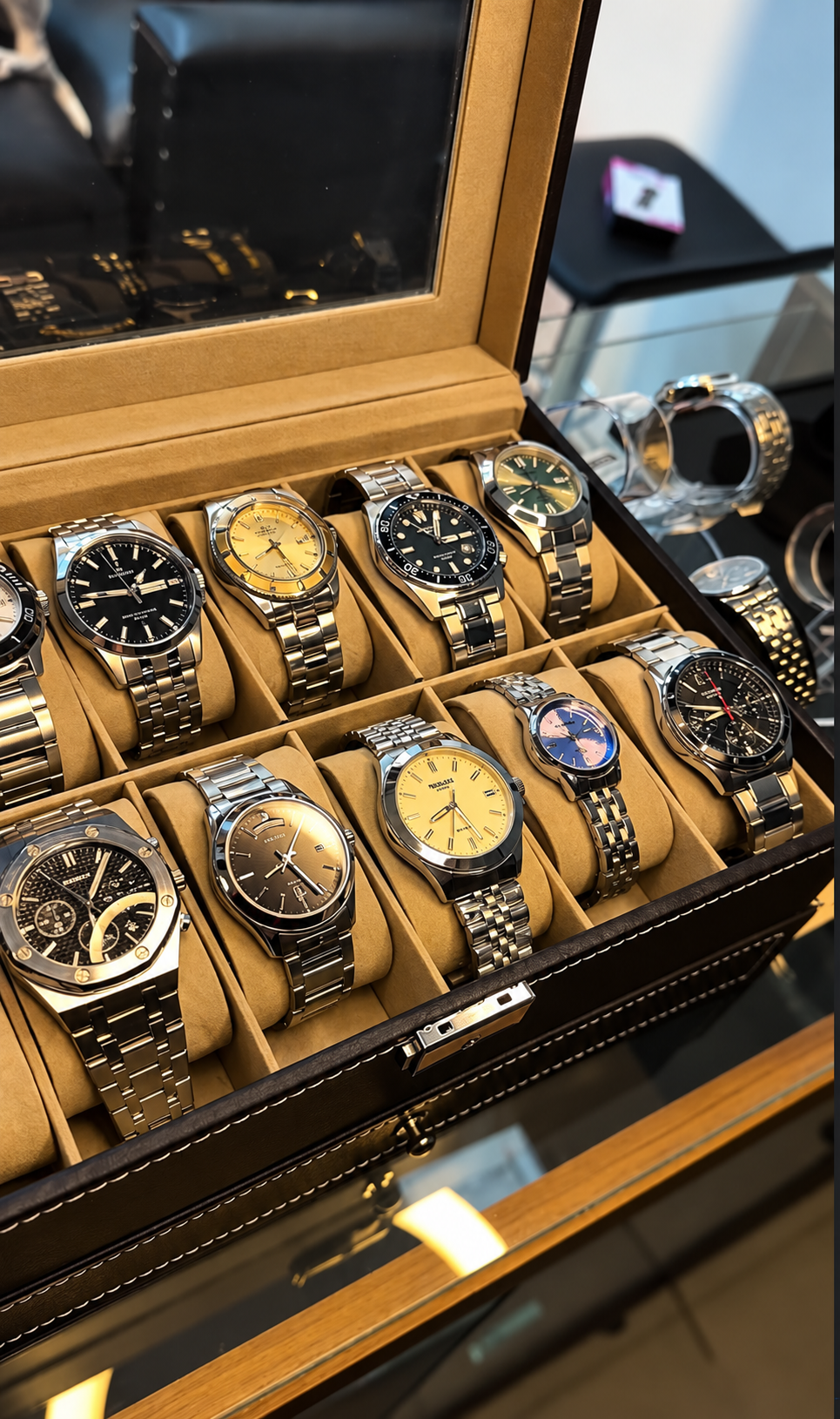 Caja de relojes de El Punto Relojería